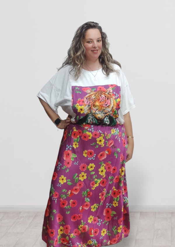 FALDA FLOR